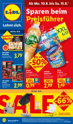 Vorschau von dem Prospekt des Geschäftes Lidl, gültig ab dem 10.08.2026