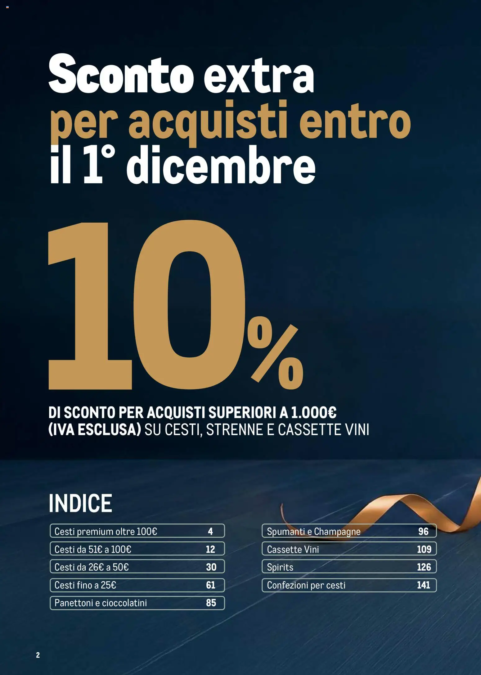 Anteprima dell'opuscolo Metro volantino Regalistica Natale dal negozio Metro valido da 19/10/2026 - Champagne, Cioccolatini