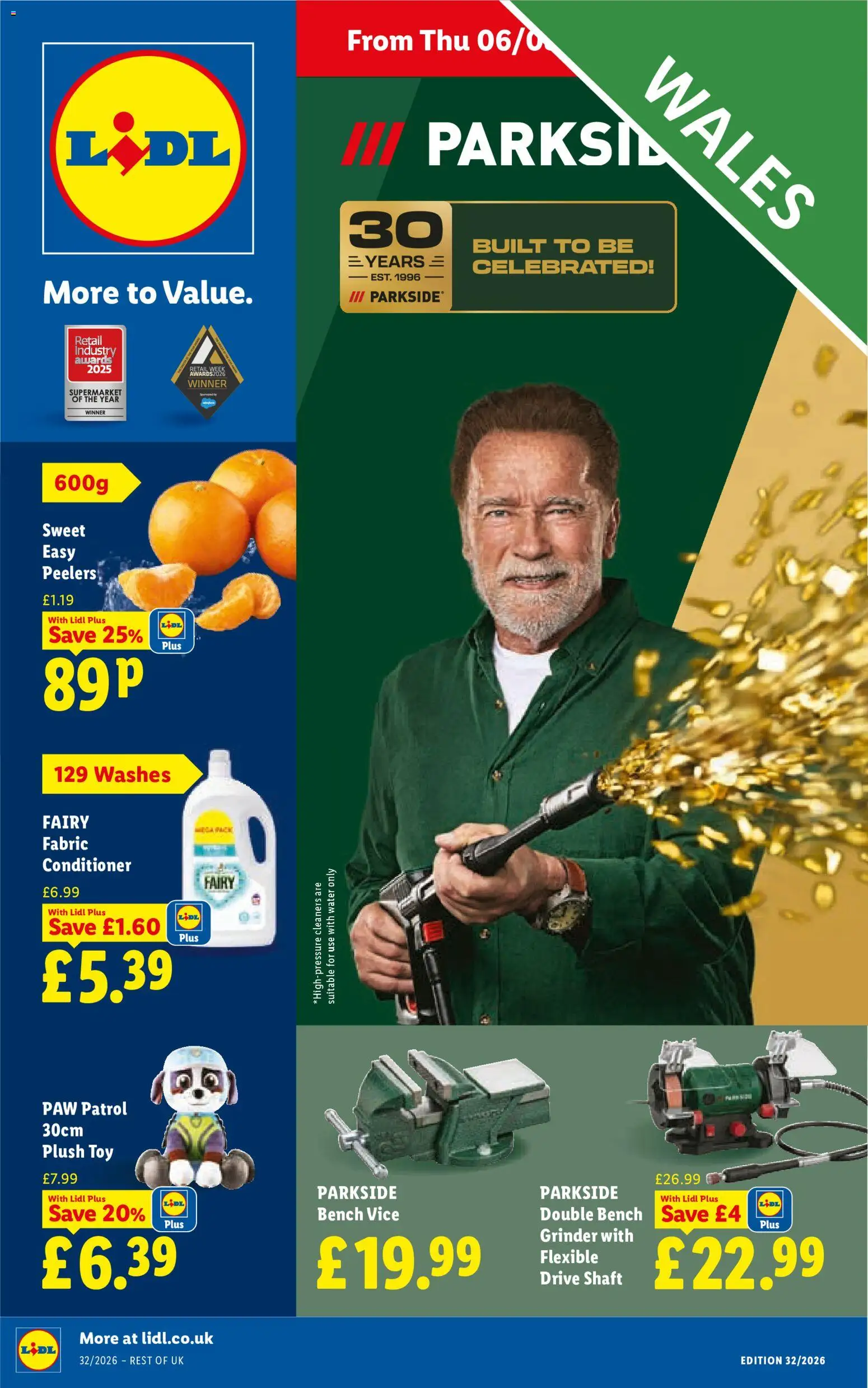 Preview of Lidl Weekly offers Lidl Wales valid from 06/08/2026 - Water, Grinder, Toy, Conditioner