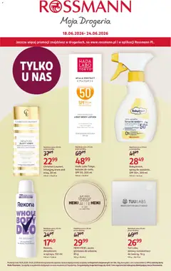 Pogląd gazetki "Rossmann gazetka" ze sklepu Rossmann ważnej od 18.06.2026