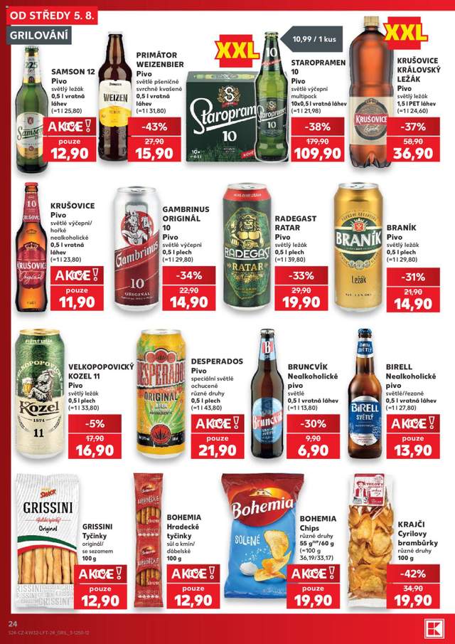 Nový Kaufland leták od 05.08.