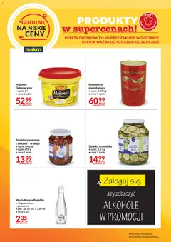 Pogląd gazetki "Makro gazetka - Gotuj się na niskie ceny w dostawie" ze sklepu Makro ważnej od 07.07.2026