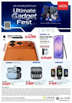 Preview of the catalogue Nesto catalogue ultimate gadget fest of store Nesto valid from 17 Jul, 2026