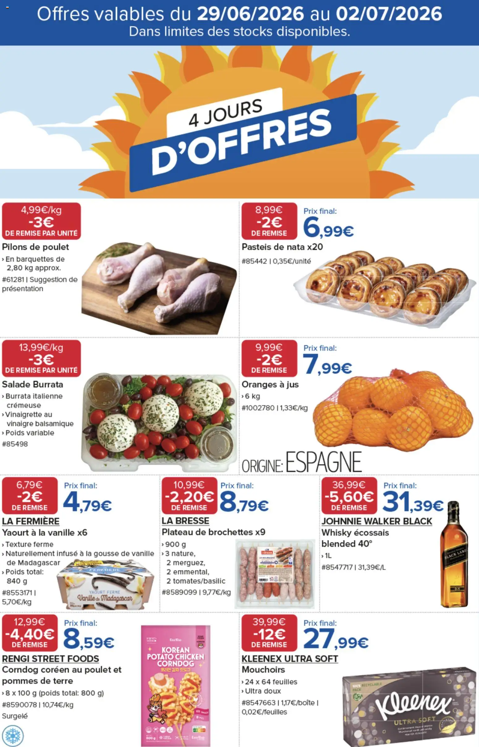 Prévisualisation de Costco 4 jours d'offres du magasin Costco formulaire valide 29/06/2026