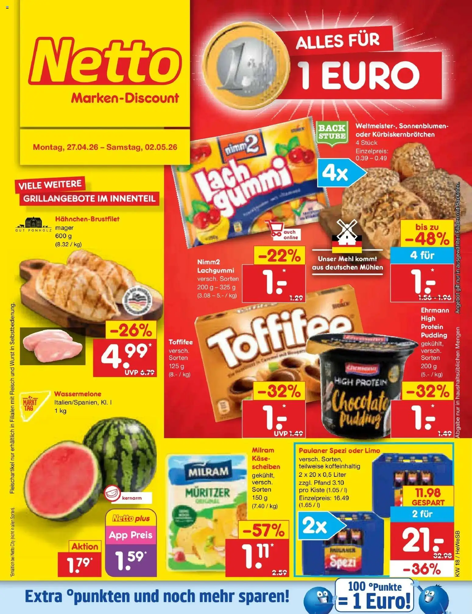 Elegantes Netto Hamburg Prospekt Bild