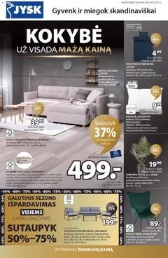 JYSK parduotuvės leidinio JYSK leidinys galiojančio nuo 2026.09.22 peržiūra