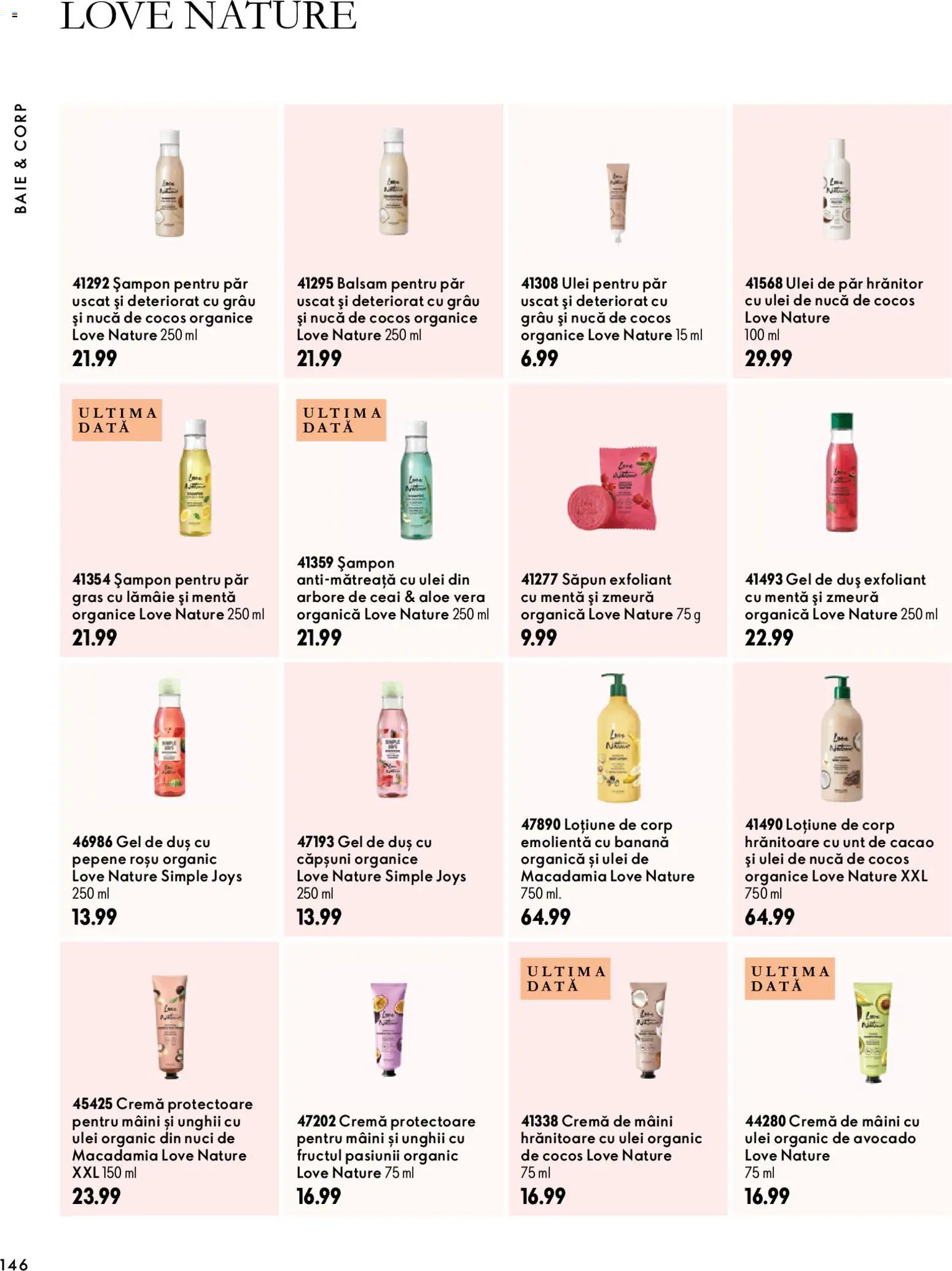 Previzualizarea de cataloage: Oriflame Oriflame Catalog 15 2026 valabil de la 11.11.2026 - Aloe vera, Ceai, Zmeură, Nuci, Balsam, Săpun, Exfoliant, Ulei de păr