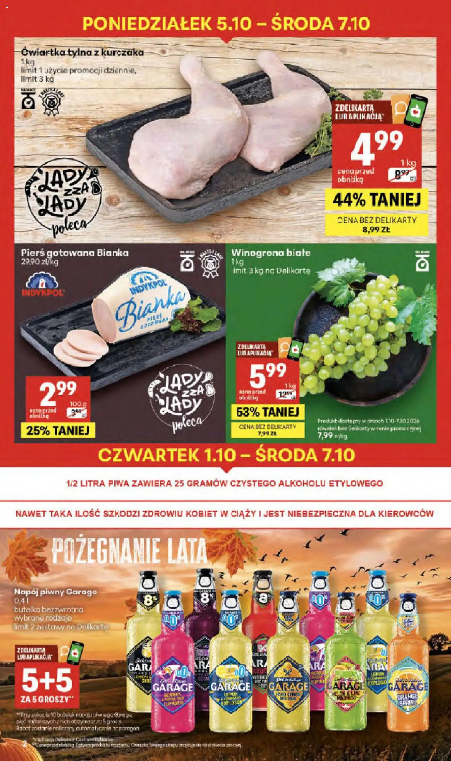 Pogląd gazetki "Delikatesy Centrum gazetka" ze sklepu Delikatesy Centrum ważnej od 01.10.2026 - Delikatesy, Ser, Ser w plastrach