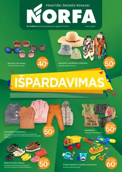 NORFA parduotuvės leidinio NORFA leidinys galiojančio nuo 2026.08.06 peržiūra