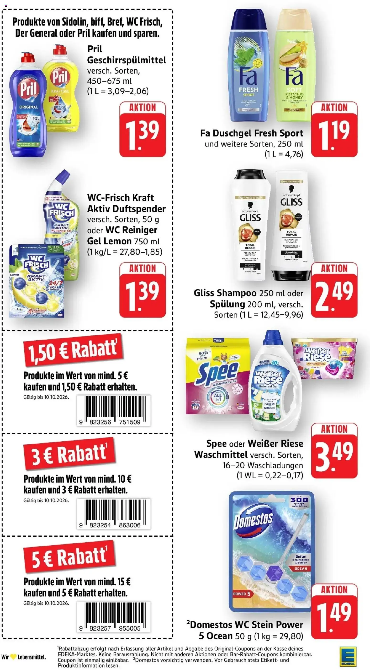 Vorschau von dem Prospekt des Geschäftes Edeka, gültig ab dem 05.10.2026