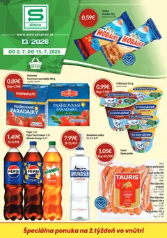 Náhľad Sintra letáku platného od 02.07.2026