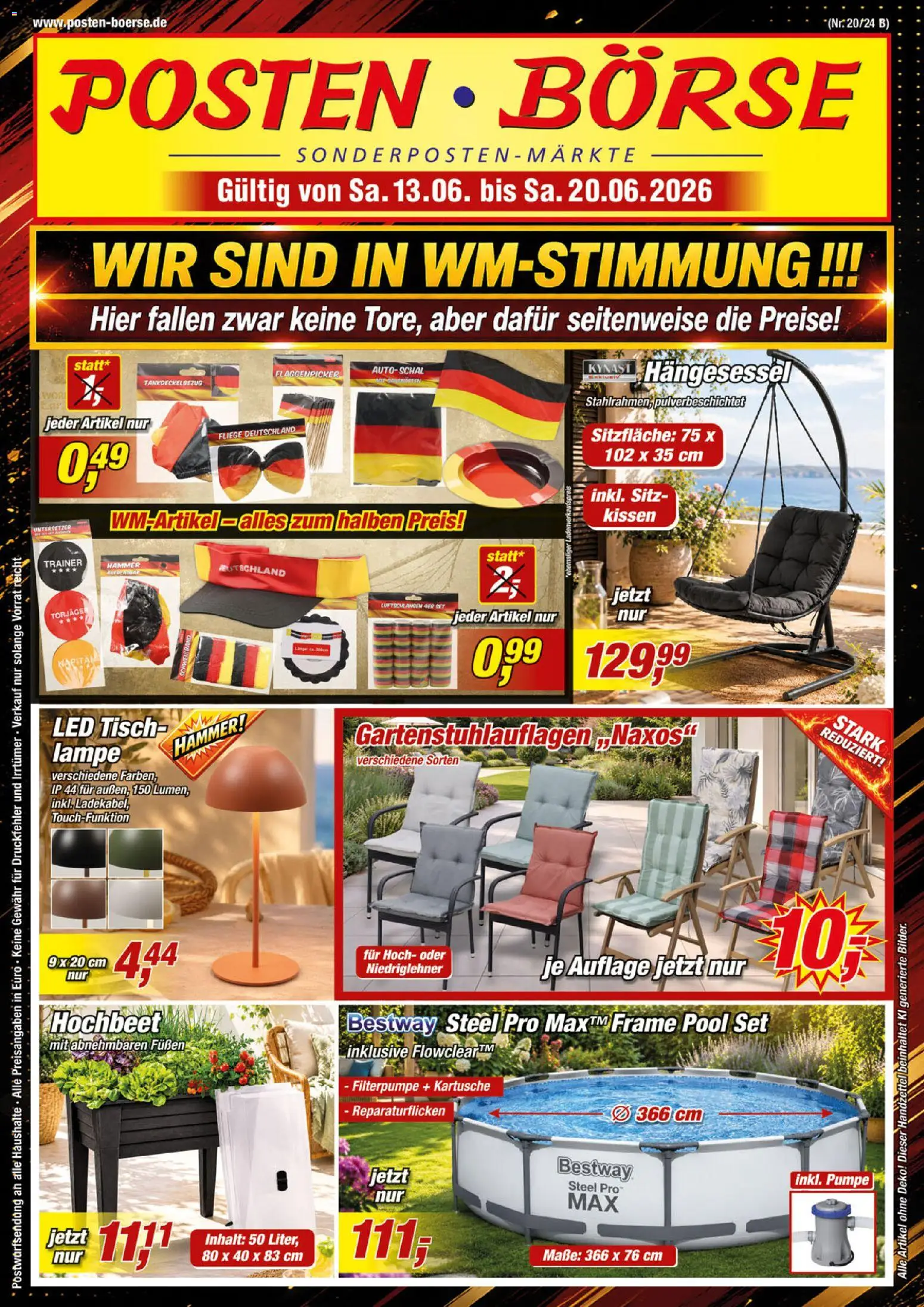 Vorschau von dem Prospekt des Geschäftes Posten Börse, gültig ab dem 13.06.2026