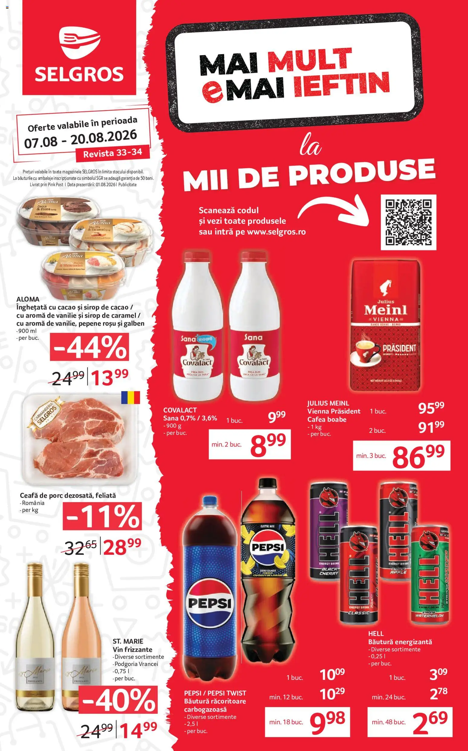 Previzualizarea de cataloage: Selgros Selgros Catalog Magazine Mici valabil de la 07.08.2026