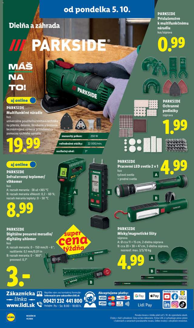 Nový Lidl leták od 05.10.