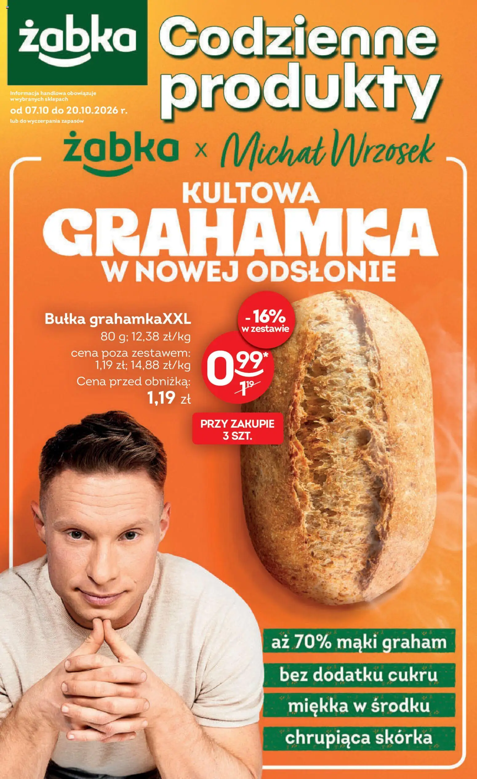 Pogląd gazetki "Żabka gazetka - Codzienne produkty" ze sklepu Żabka ważnej od 07.10.2026