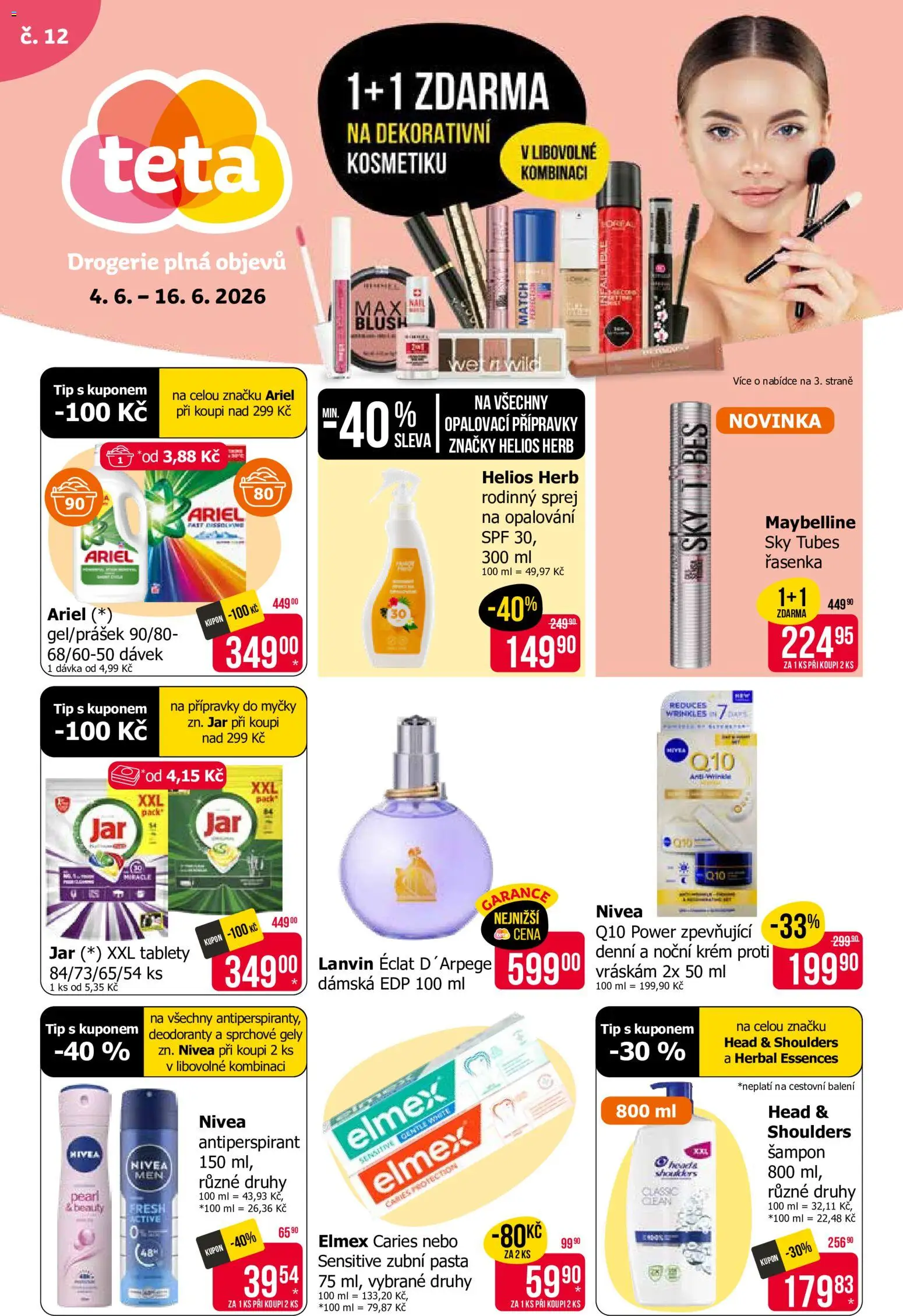 Náhled nabídky: TETA Drogerie TETA Drogerie leták platný od 04.06.2026