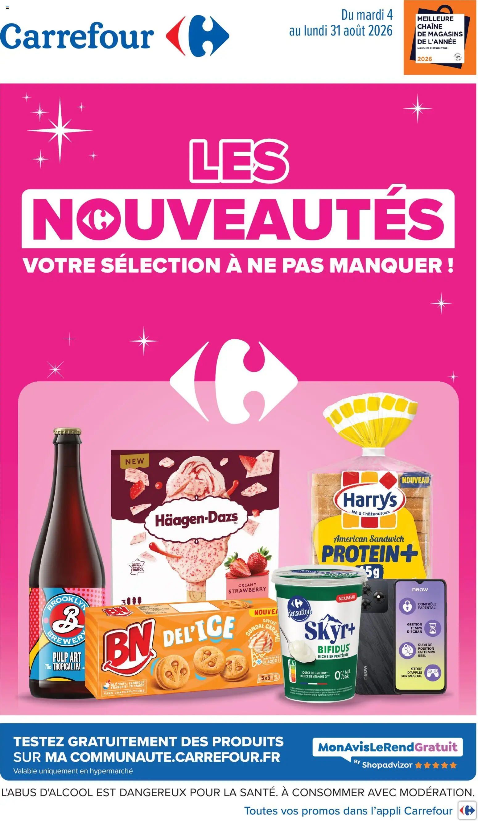 Prévisualisation de Carrefour Innovations août du magasin Carrefour formulaire valide 04/08/2026