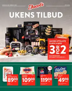 Forhåndsvis Jacobs kundeavis fra butikk Jacobs gyldig fra 22/06/2026