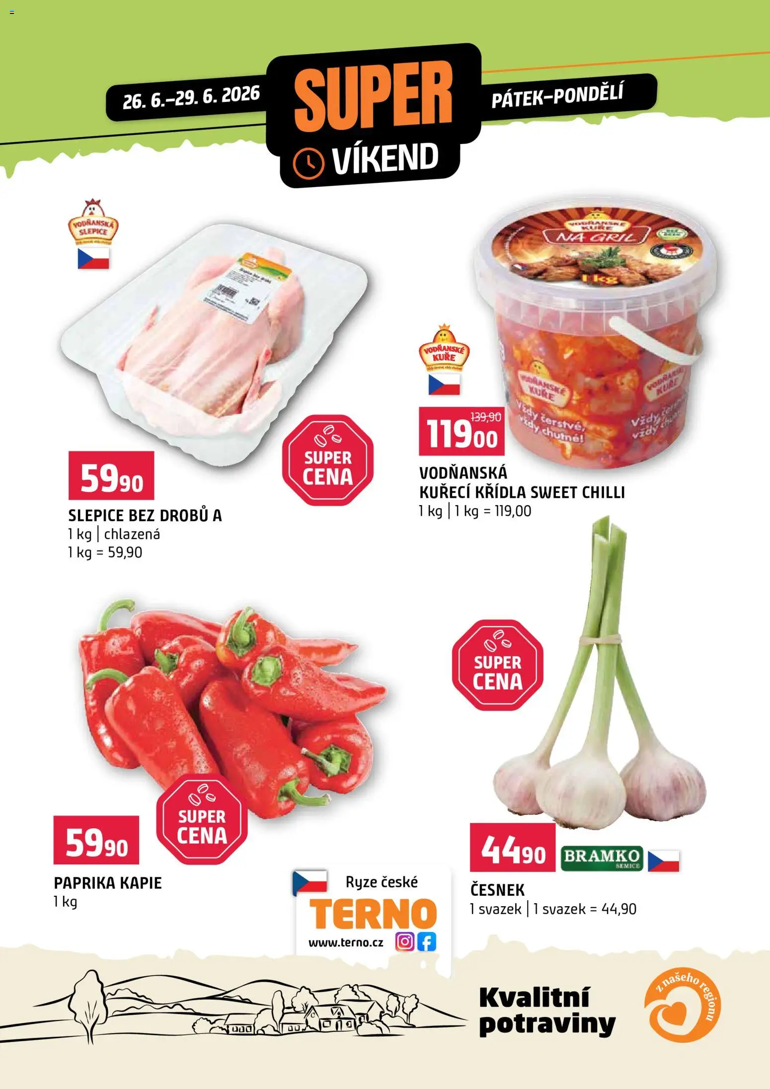 Náhled nabídky: Terno Terno leták - Super víkend platný od 26.06.2026