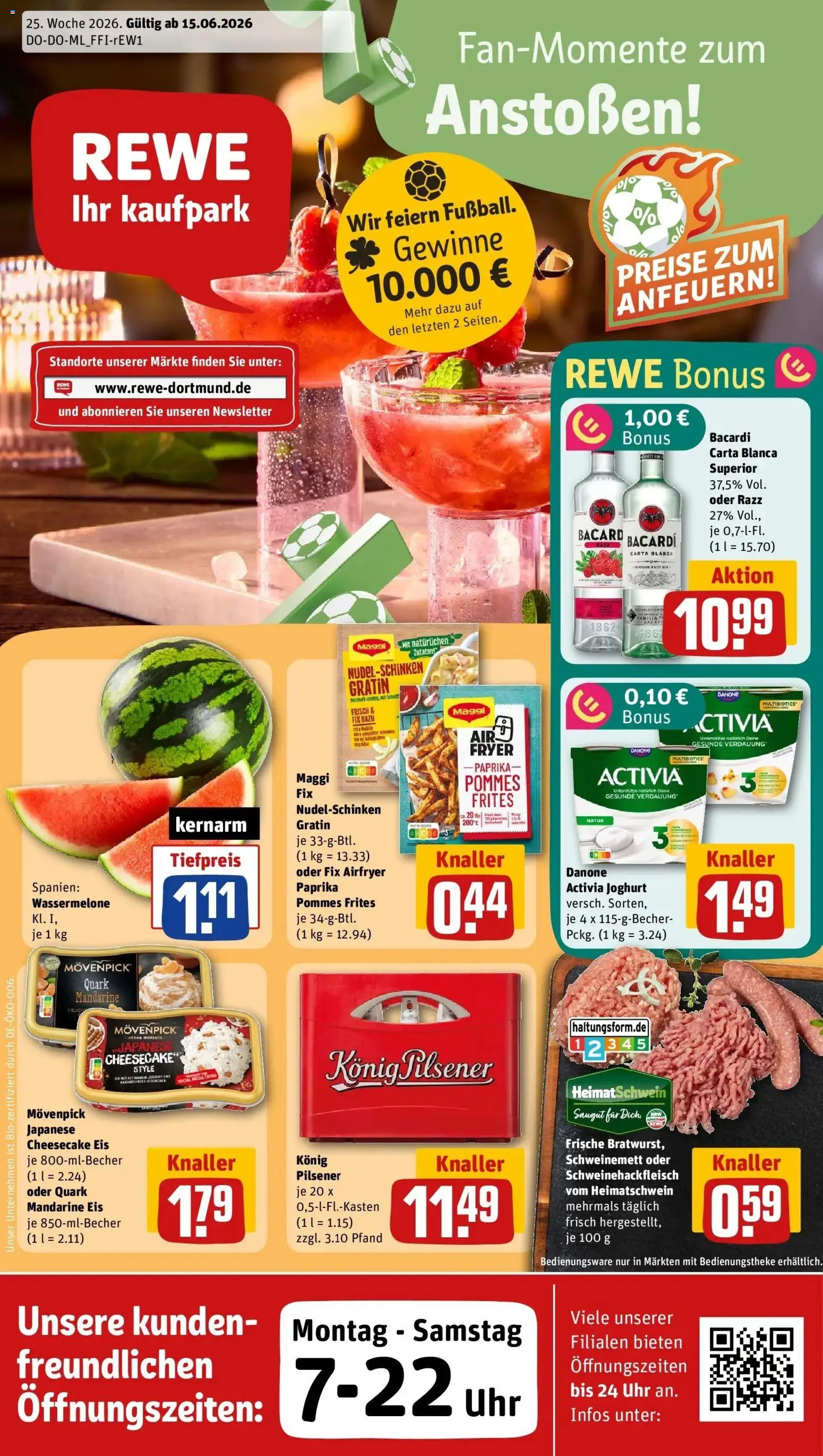 Vorschau von dem Prospekt des Geschäftes Rewe, gültig ab dem 14.06.2026