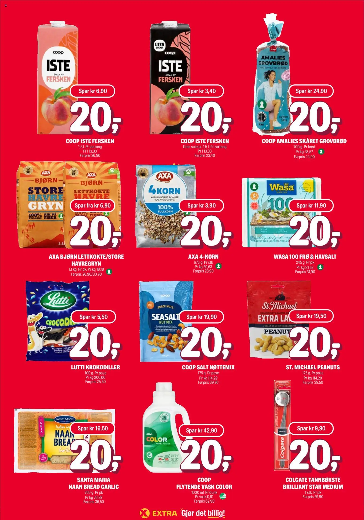 Forhåndsvis Coop Extra kundeavis fra butikk Coop Extra gyldig fra 24/08/2026