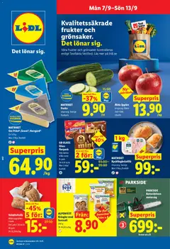 Förhandsgranska reklamblad Lidl erbjudanden från butik Lidl gäller från 07/09/2026