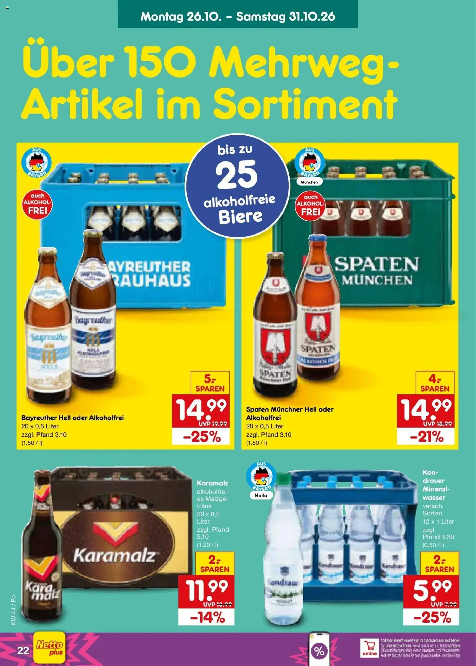 Vorschau von dem Prospekt des Geschäftes Netto Marken-Discount, gültig ab dem 26.10.2026