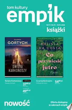 Pogląd gazetki "Empik promocje - Tom kultury Książki" ze sklepu Empik ważnej od 06.05.2026
