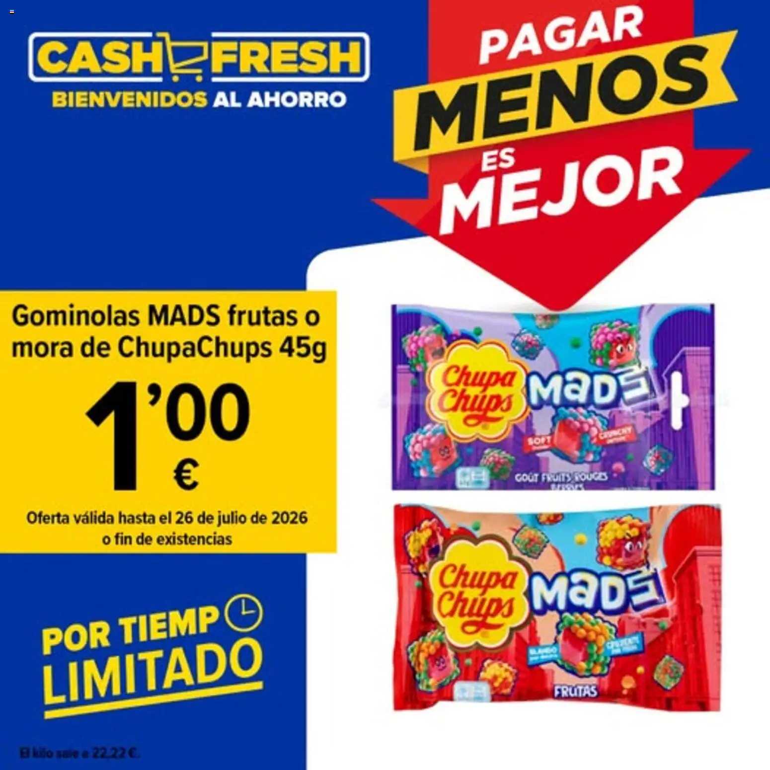 Vista previa del folleto de la tienda Cash Fresh válido desde el 20/07/2026 