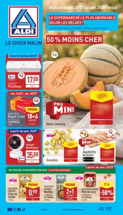 Voorbeeld van Aldi Folder de la semaine 30 van winkel Aldi geldig vanaf 20/07/2026