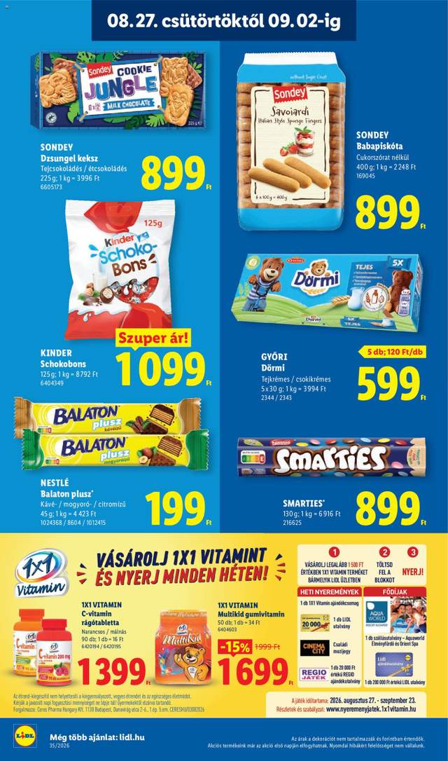 Új Lidl akciós újság 08.27.
