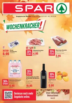 Vorschau des Merkblatts SPAR aktionen vom Shop SPAR gültig von 22.10.2026 bis 28.10.2026