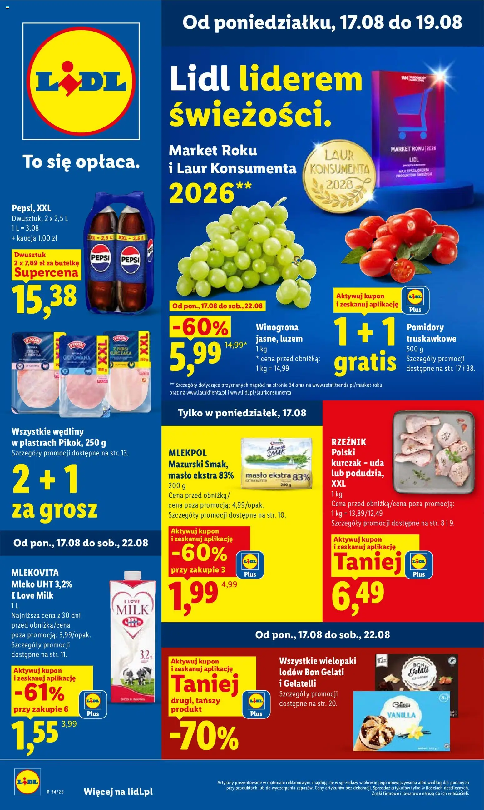 Náhled nabídky: Lidl Polsko Lidl Polsko leták platný od 17.08.2026
