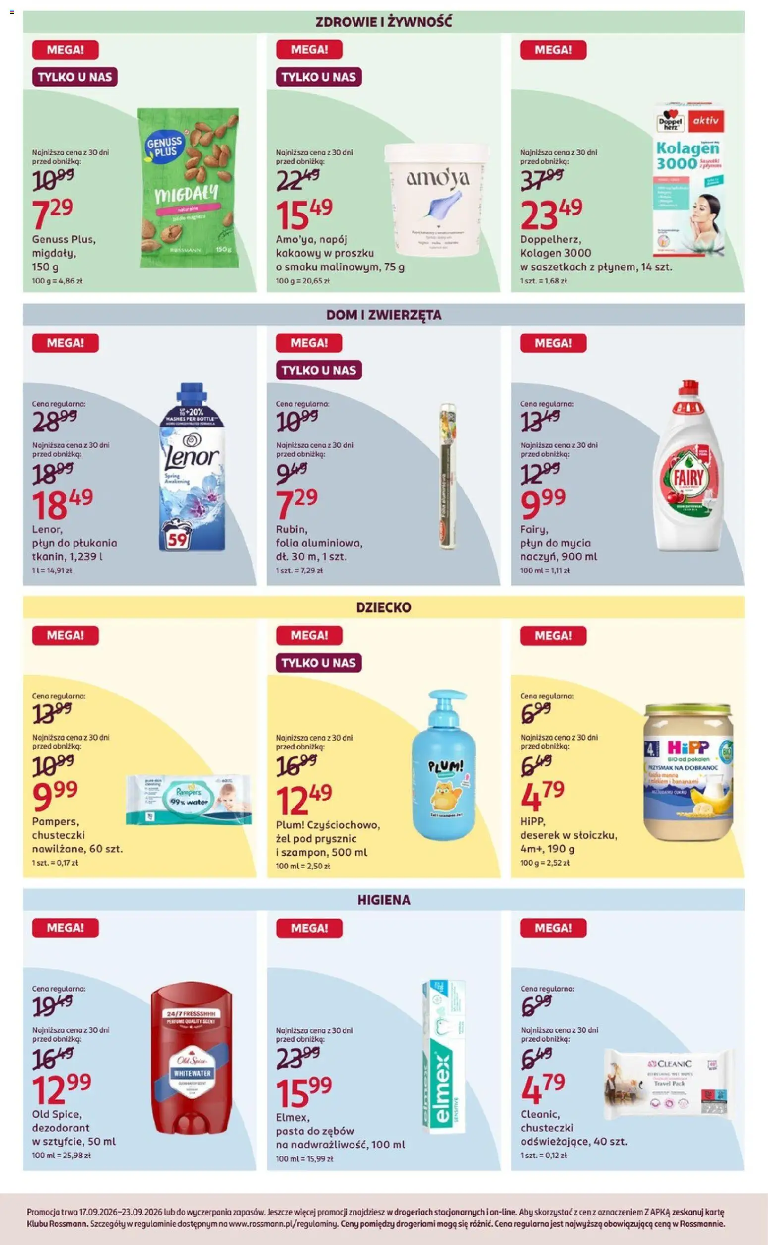 Pogląd gazetki "Rossmann gazetka" ze sklepu Rossmann ważnej od 17.09.2026