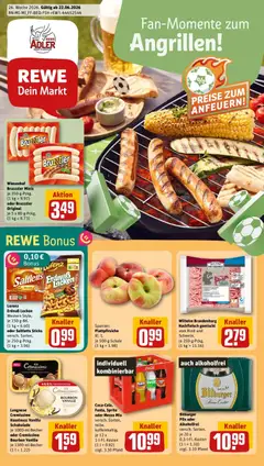 Vorschau von dem Prospekt des Geschäftes Rewe, gültig ab dem 21.06.2026