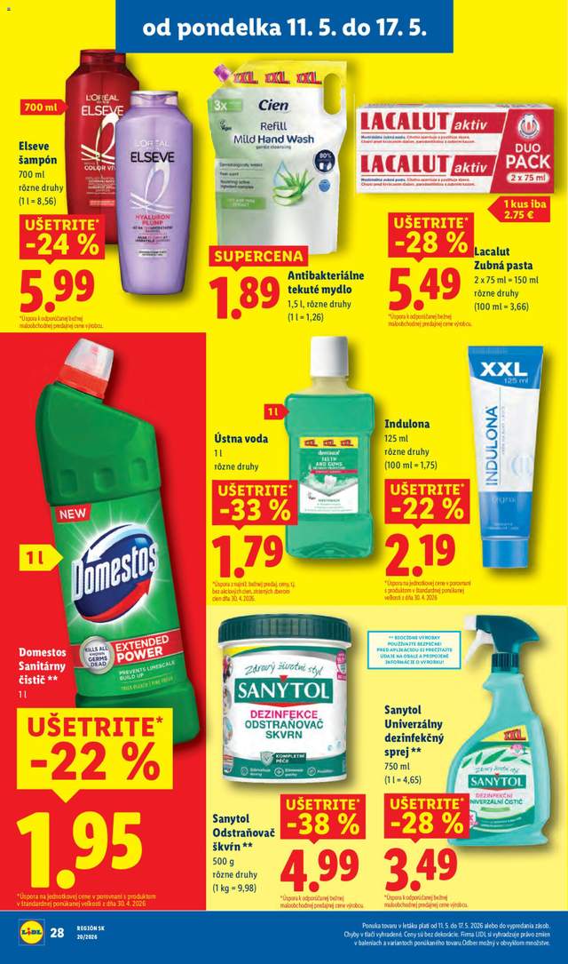Nový Lidl leták od 11.05.