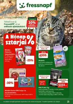 Fressnapf - Fressnapf akciós újság megtekintése, amely érvényes 2026.09.03.-től