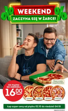 Pogląd gazetki "Żabka gazetka - Weekendowe promocje" ze sklepu Żabka ważnej od 02.10.2026