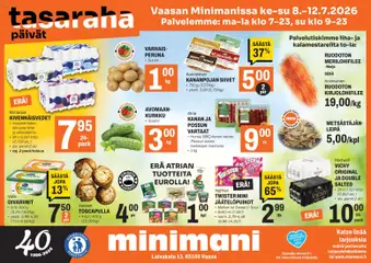 Kaupan Minimani Minimani tarjoukset - Vaasa esikatselu, voimassa 08/07/2026