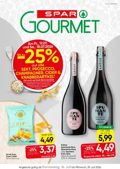 Vorschau der Angebote: SPAR Gourmet SPAR Gourmet Flugblatt gültig ab 16.07.2026