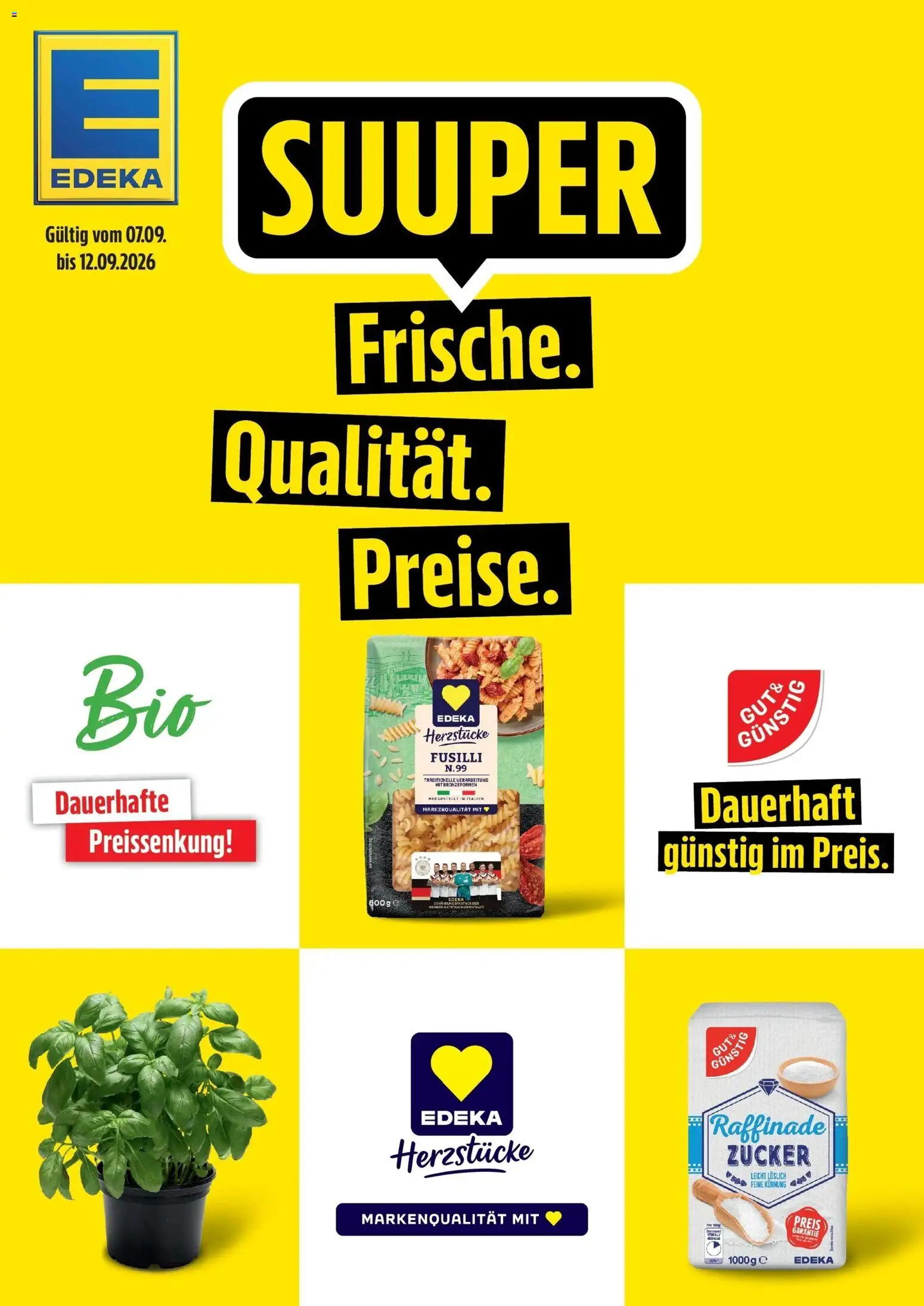 Vorschau von dem Prospekt des Geschäftes Edeka, gültig ab dem 07.09.2026