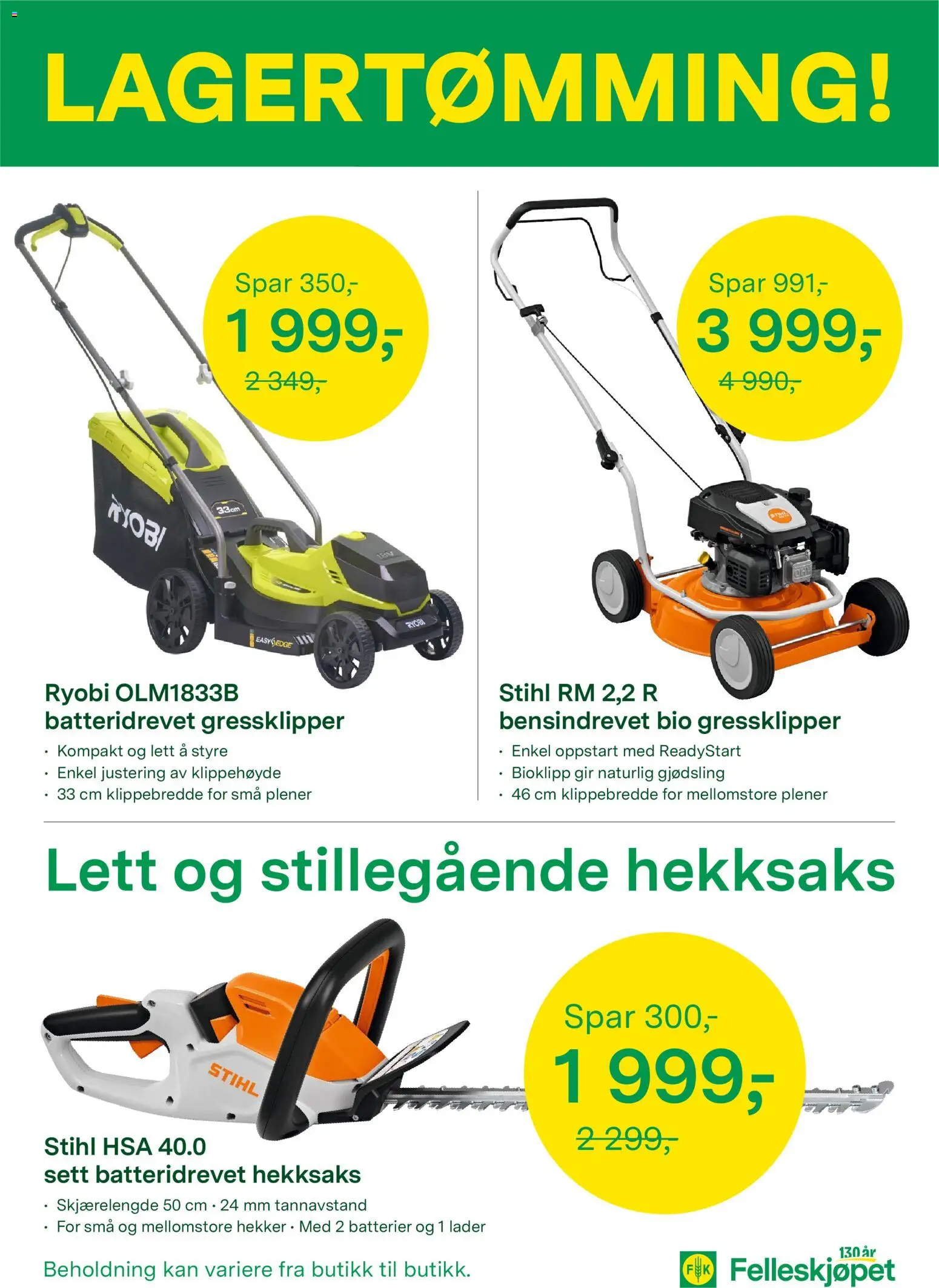 Forhåndsvis Felleskjøpet kundeavis fra butikk Felleskjøpet gyldig fra 24/08/2026