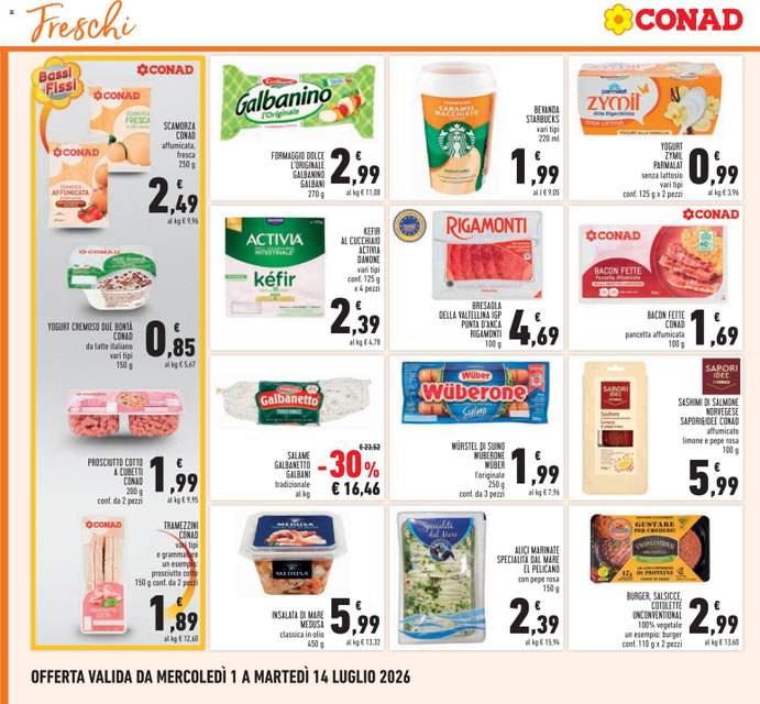 Nuovo volantino Conad dal 01/07