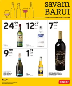 Rimi parduotuvės leidinio Rimi leidinys - Alkoholinių gėrimų galiojančio nuo 2026.10.06 peržiūra