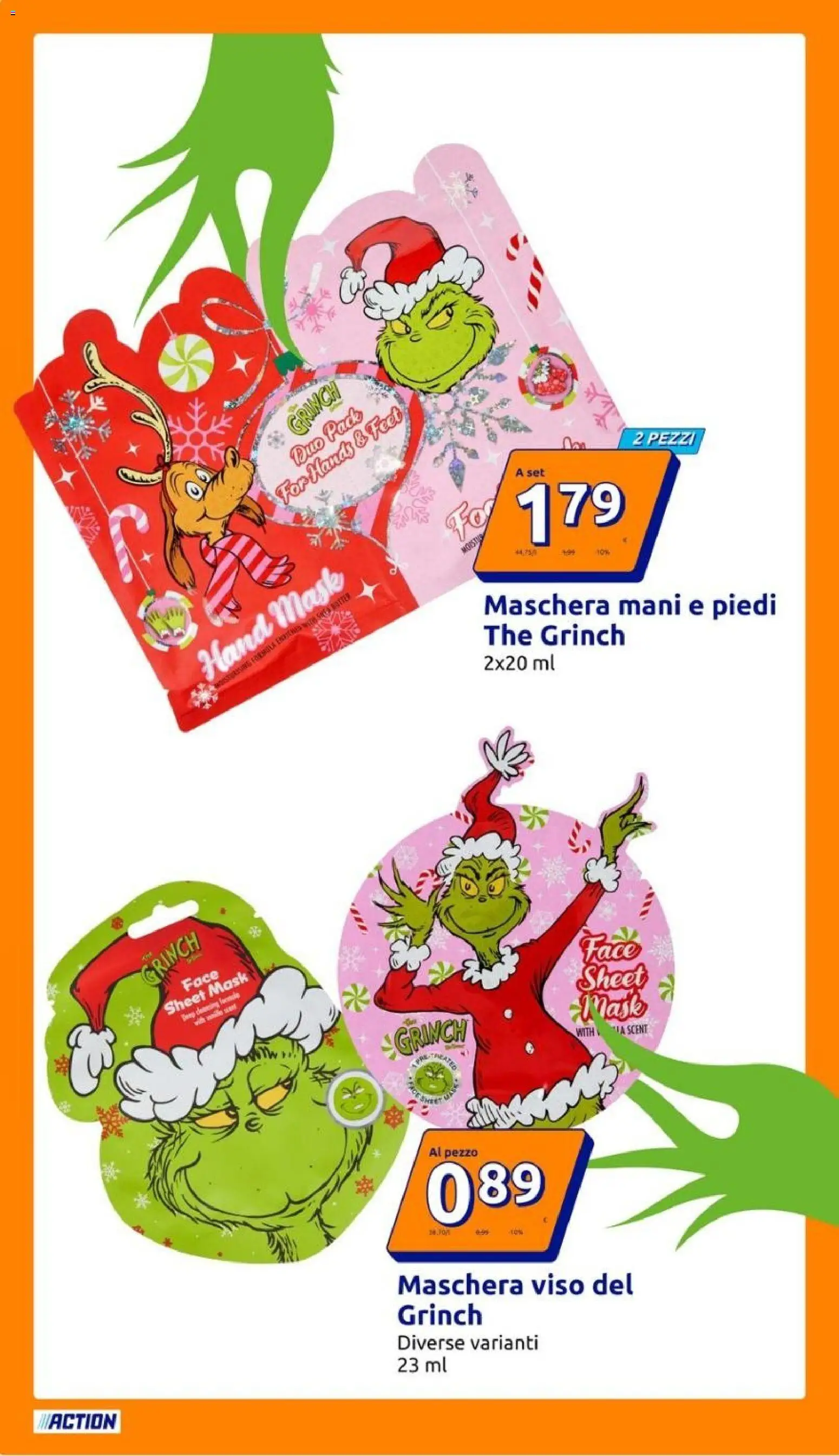 Anteprima dell'opuscolo Action volantino dal negozio Action valido da 21/10/2026 - The, Maschera, Maschera viso