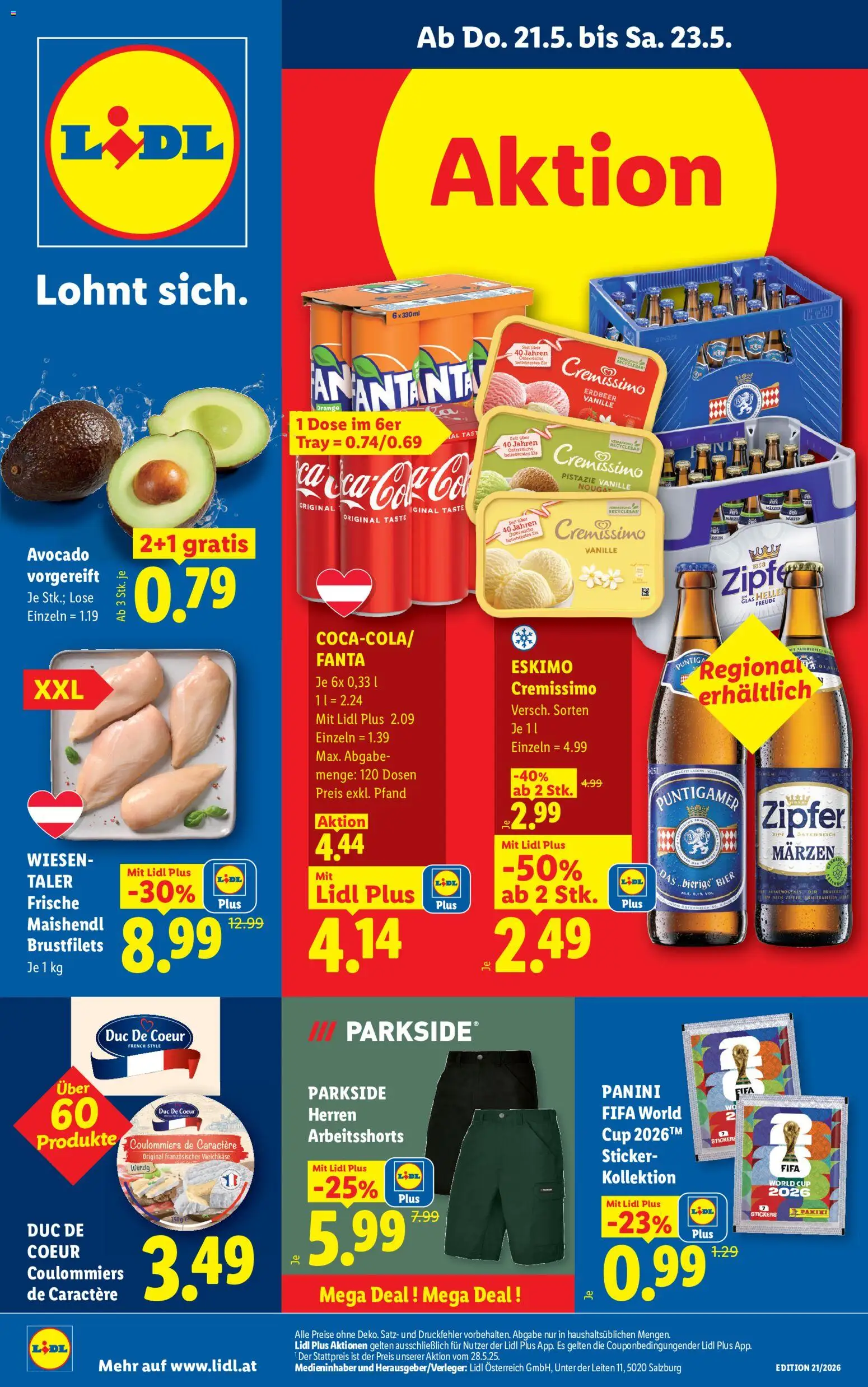 Vorschau der Angebote: Lidl Lidl - Flugblatt gültig ab 21.05.2026