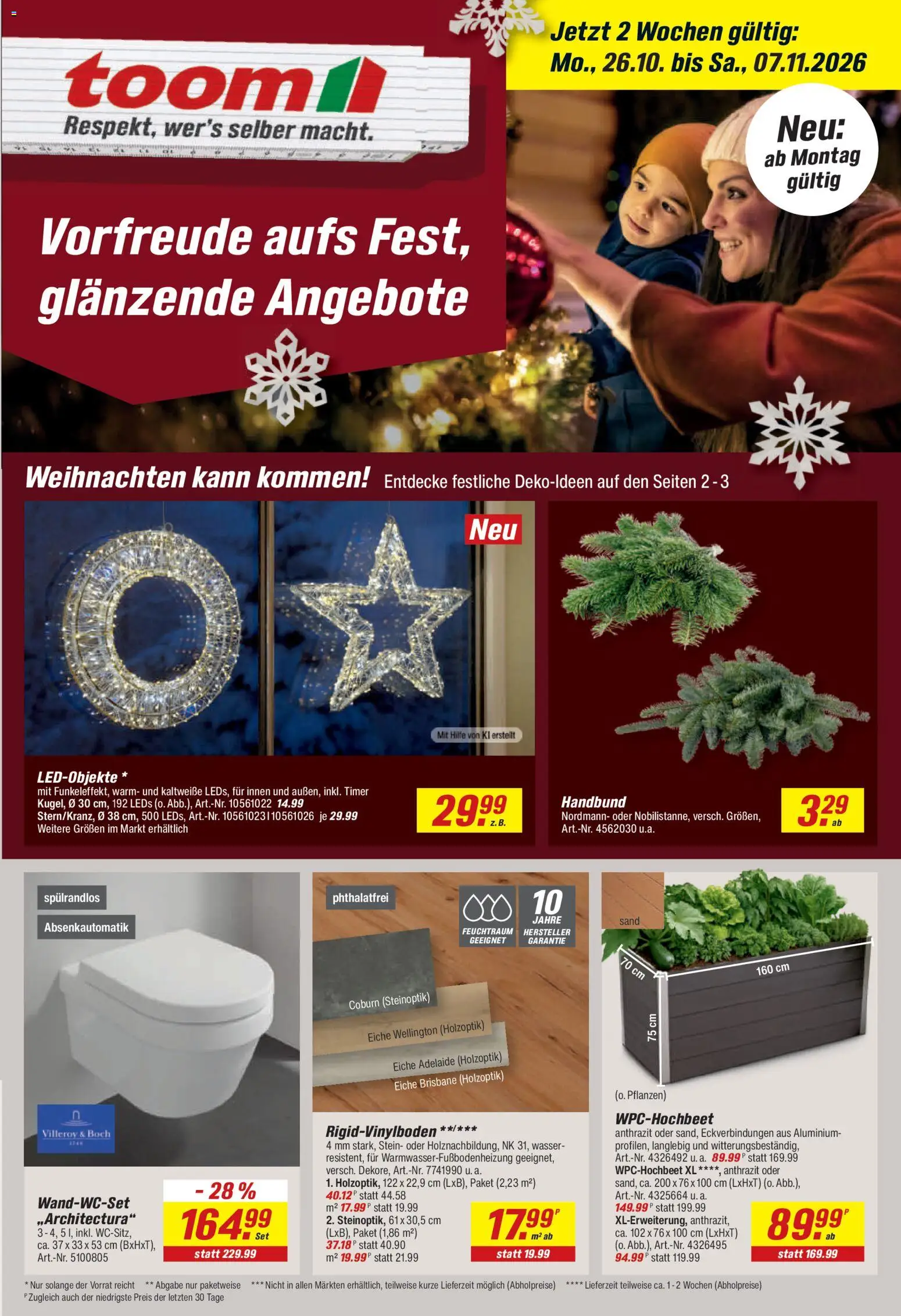 Vorschau von dem Prospekt des Geschäftes Toom Baumarkt, gültig ab dem 26.10.2026