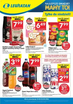 Pogląd gazetki "Lewiatan gazetka - W wielopakach taniej" ze sklepu Lewiatan ważnej od 23.04.2026