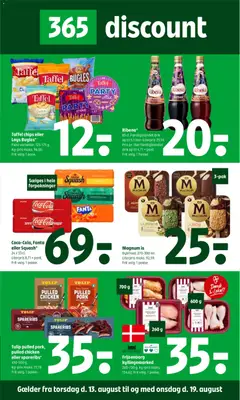 Eksempel på tilbudsavis Coop 365 - Tilbudsavis uge 33 fra butik Coop 365 gyldig fra 13/08/2026