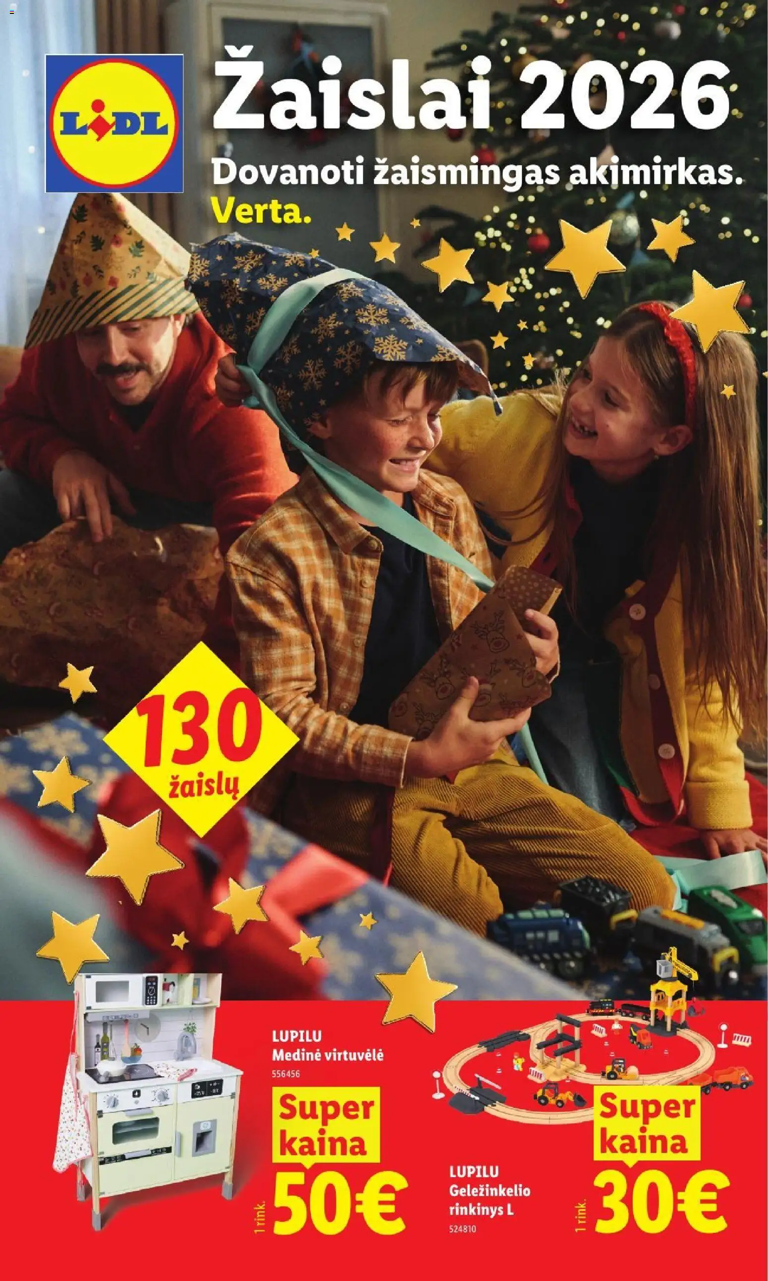 LIDL parduotuvės leidinio LIDL leidinys - Žaislai galiojančio nuo 2026.11.02 peržiūra